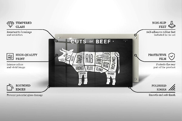 Cubre vitrocerámica carne de vaca