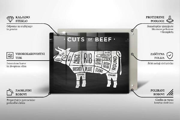 Cubre vitrocerámica carne de vaca