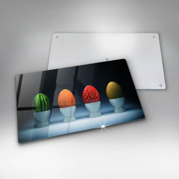 Cubre vitrocerámica Huevos de frutas abstractos