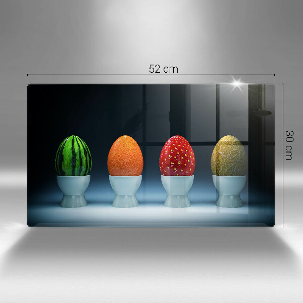 Cubre vitrocerámica Huevos de frutas abstractos