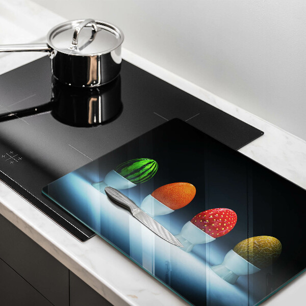 Cubre vitrocerámica Huevos de frutas abstractos