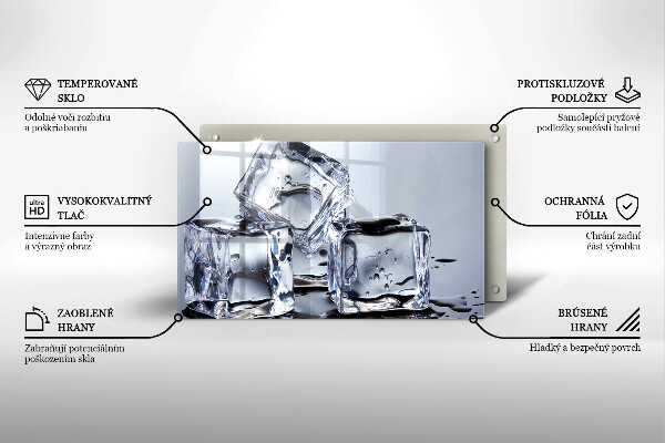 Cubre vitrocerámica Cubos de hielo