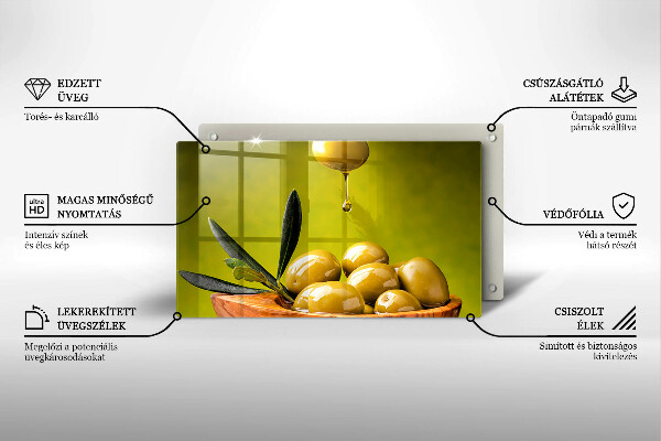 Cubre vitrocerámica Aceitunas sabrosas