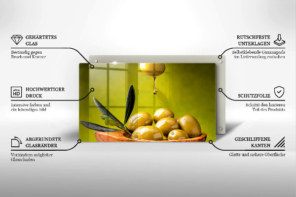 Cubre vitrocerámica Aceitunas sabrosas