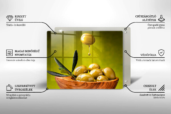 Cubre vitrocerámica Aceitunas sabrosas