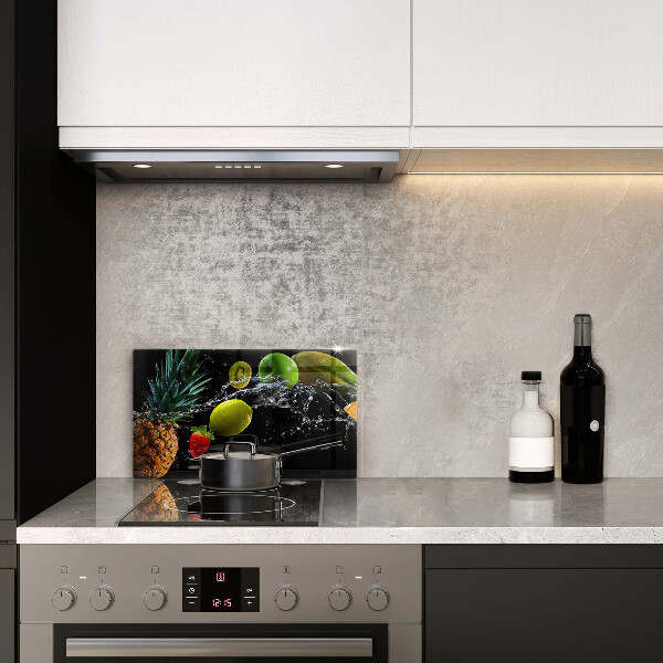 Cubre vitrocerámica frutas en agua