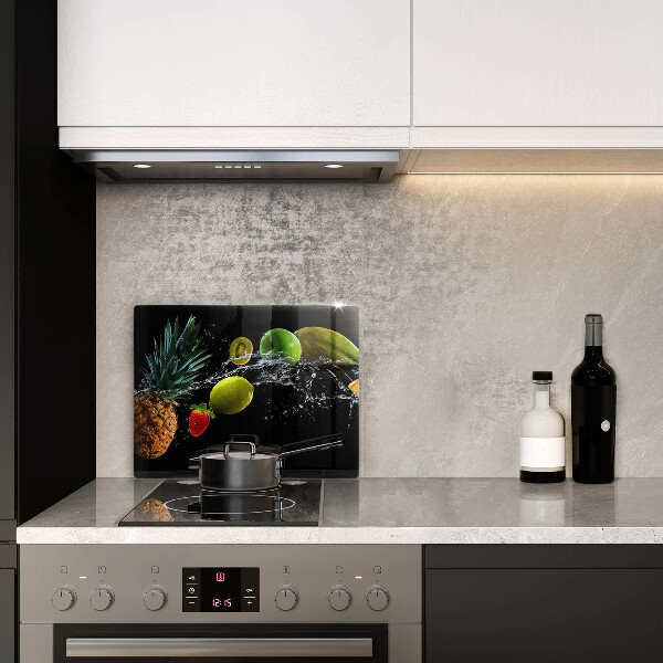 Cubre vitrocerámica frutas en agua