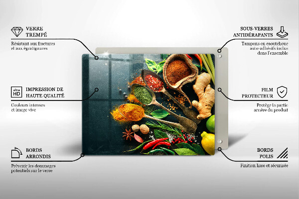 Cubre vitrocerámica Cucharas de especias de cocina