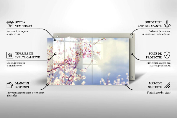 Cubre vitrocerámica árbol floreciente