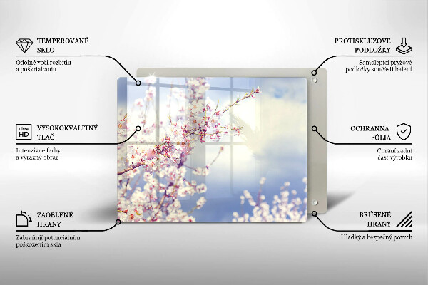 Cubre vitrocerámica árbol floreciente
