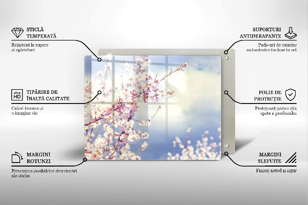 Cubre vitrocerámica árbol floreciente
