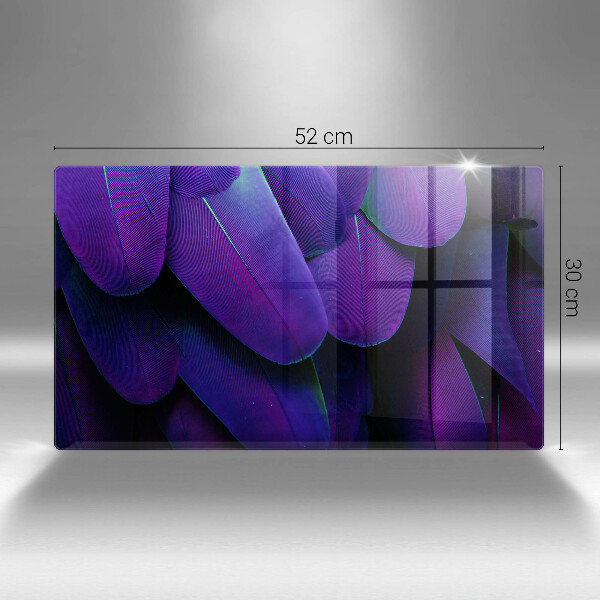 Cubre vitrocerámica plumas de neón