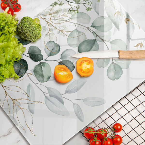 Cubre vitrocerámica Plantas pintadas