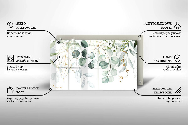 Cubre vitrocerámica Plantas pintadas