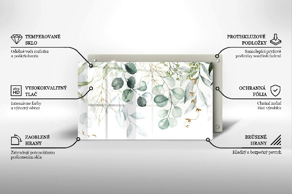 Cubre vitrocerámica Plantas pintadas