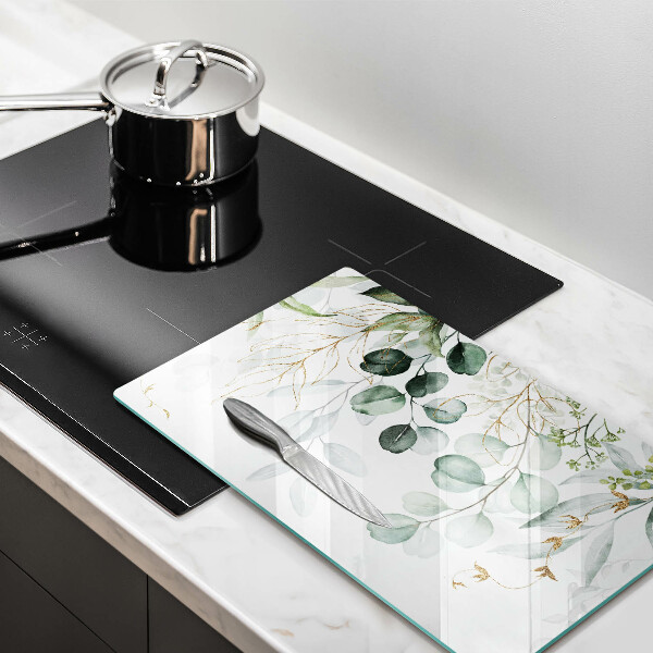 Cubre vitrocerámica Plantas pintadas