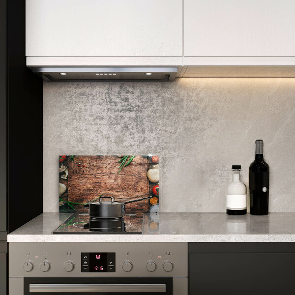 Cubre vitrocerámica tablero de cocina de madera