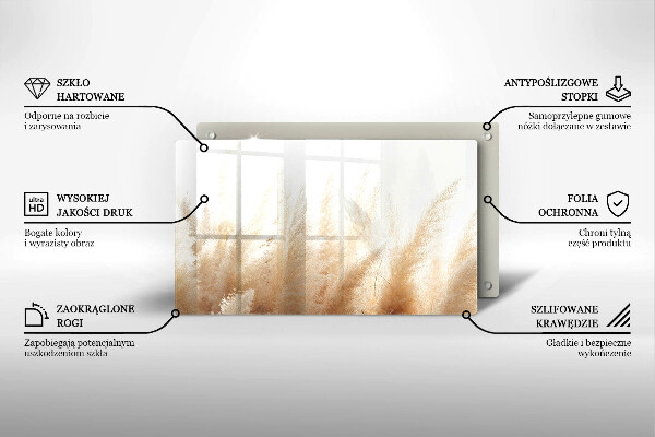 Cubre vitrocerámica hierba de la pampa