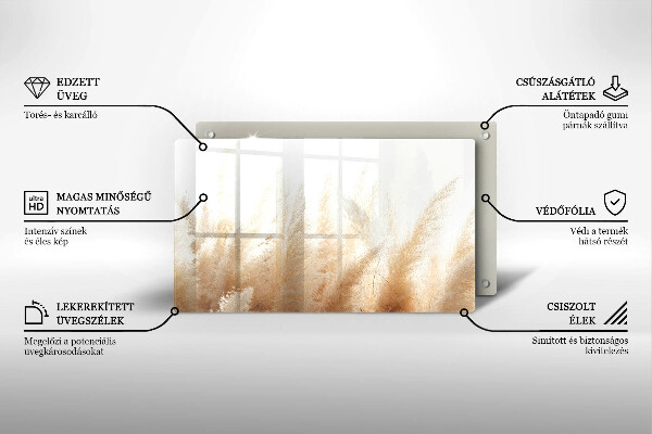 Cubre vitrocerámica hierba de la pampa