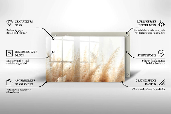 Cubre vitrocerámica hierba de la pampa
