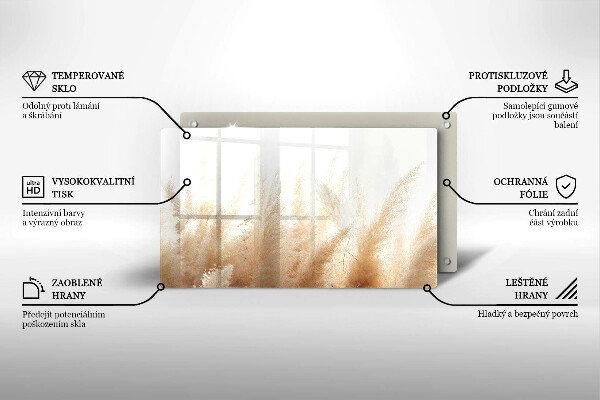 Cubre vitrocerámica hierba de la pampa