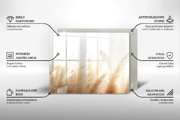 Cubre vitrocerámica hierba de la pampa