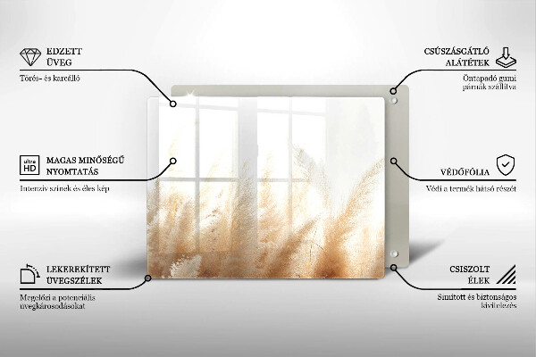 Cubre vitrocerámica hierba de la pampa