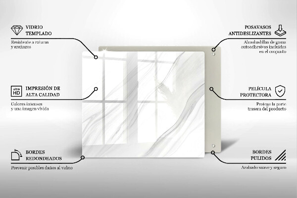 Protector encimera Mármol delicado