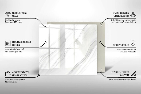 Protector encimera Mármol delicado