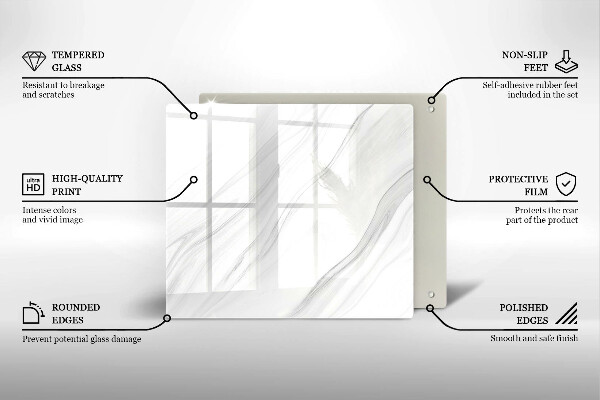 Protector encimera Mármol delicado