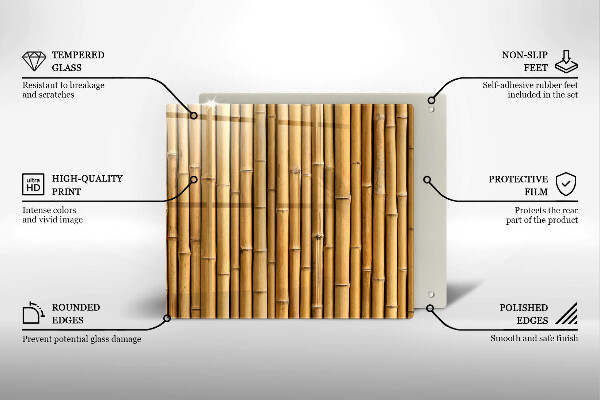 Protector encimera Naturaleza boho bambú