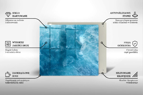 Protector encimera Agua azul