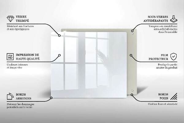 Protector encimera El color blanco