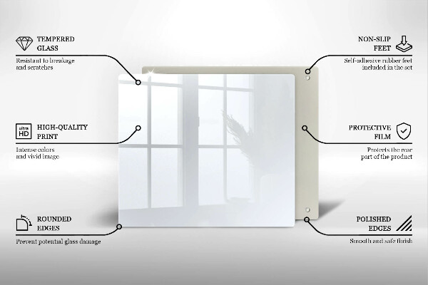 Protector encimera El color blanco