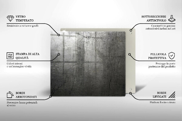 Protector encimera Textura metálica