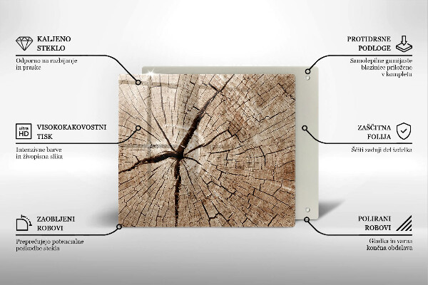Protector encimera Sección transversal de un árbol