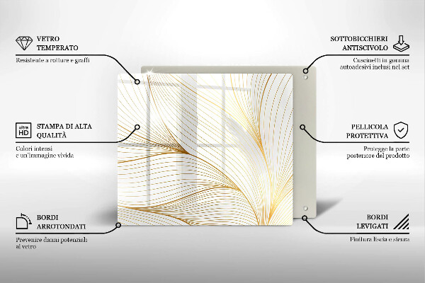 Protector encimera Patrón de líneas modernas