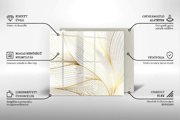 Protector encimera Patrón de líneas modernas