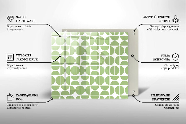 Protector encimera Patrón de formas boho