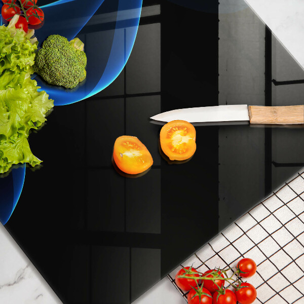 Protector encimera Líneas azules de humo