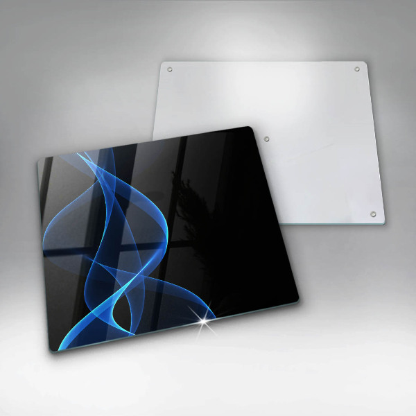 Protector encimera Líneas azules de humo