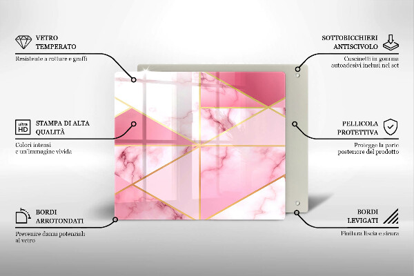 Protector encimera Mármol geométrico