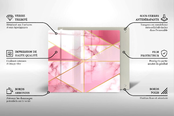 Protector encimera Mármol geométrico