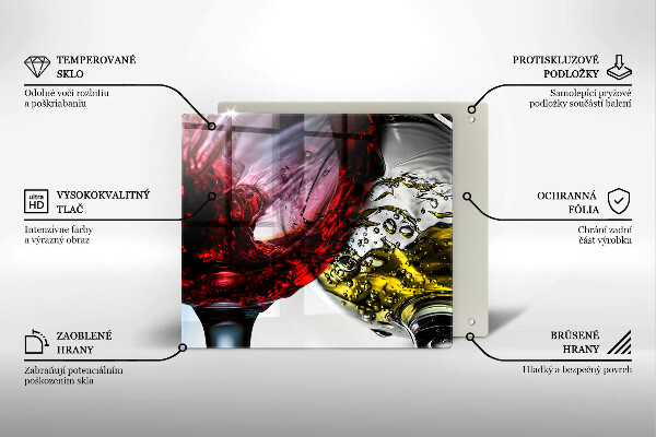 Protector encimera Vasos de vino