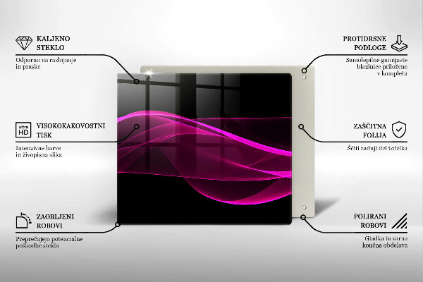 Protector encimera Abstracción rosa