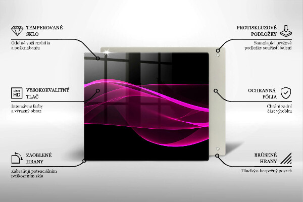 Protector encimera Abstracción rosa