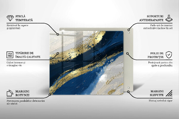 Protector encimera Textura con oro