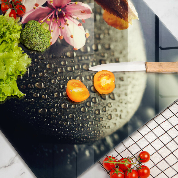 Protector encimera Flores piedras zen