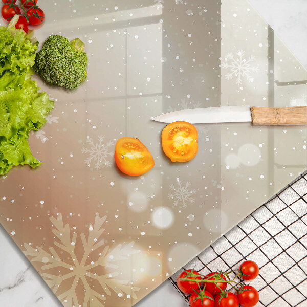 Protector encimera Copos de nieve