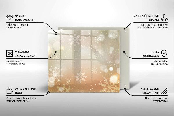 Protector encimera Copos de nieve